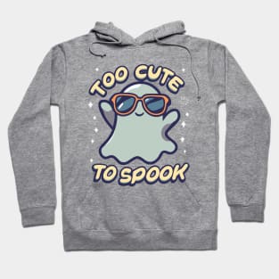 Too Cute To Spook Little Halloween Ghost Hoodie